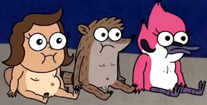 That time they became babies on Regular Show