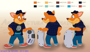 Gus Bandicoot Reference Sheet [c]