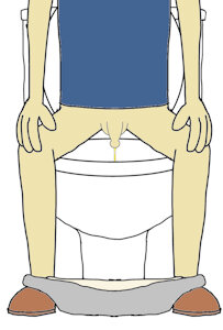 Jack on the toilet