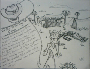 InkTober 2024 Day 22 Camp