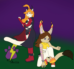 Dressuptober 2024 Day 13 & 14: Nina and Amber