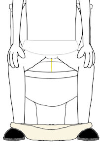 Haru on the toilet