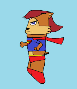 Super Squirrel Prepares For Sky Battle