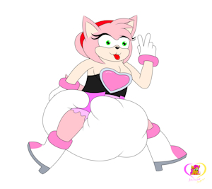 Amy rose look rouge diaper
