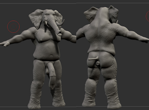 WIP elephant comm #3