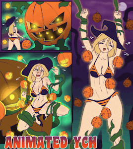 Animated YCH "Tickle halloween" (0/5 slots)