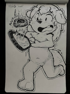 "Rust" - Day 23 Inktober 2024