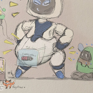 Astro Bot (Voretober Sketch)