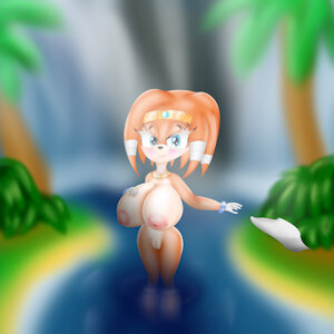 Tikal on waterfall