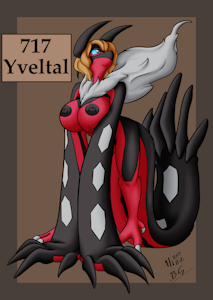 pokedex 717 Serena Anthro Yveltal