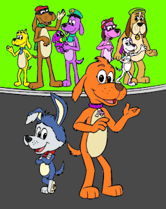 Tag, Scooch and the Barker Family (colored)