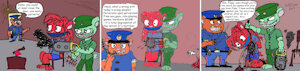 Happy Tree Friends old comic from 2013