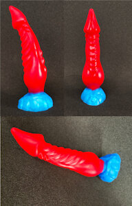 Psicorp Dragon - Medium - Red & Blue
