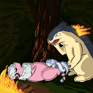 Relaxing after a long battle