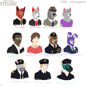 Wolf Love X Titanic | Characters