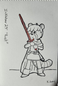 Inktober 24' "Rust"