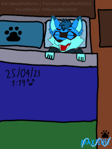 Maxfluff Sleeping/Durmiendo :3