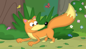 Swiper's home in the forest