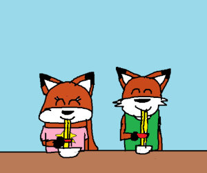 Enjoying Ramen After A Bout