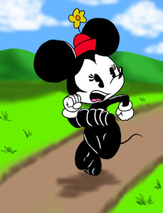 Minnie nude run