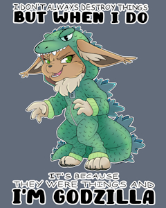 I'm Godzilla