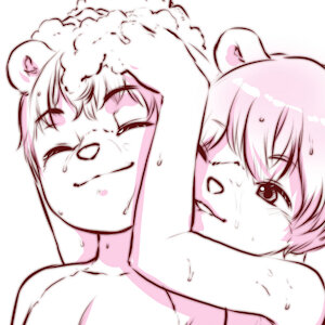 Twins bathtime