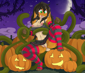 Horny pumpkin patch