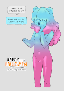 Fang the gummybear