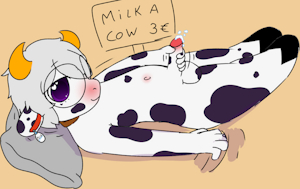 Milk a cow!