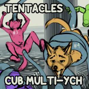 YCH AUCTION: Pool rooms tentacle adventure