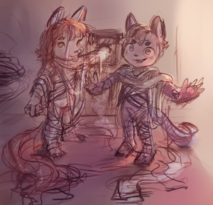 (Sketch) Halloweenie