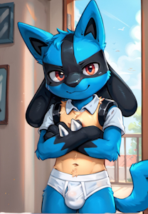 Lucario's Tight Whities
