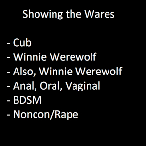 Showing the Wares - Suggestion from Subscribestar