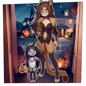Mother Daughter Holloween Duo