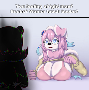 Wanna touch boobs?