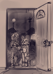 (Sketch Commission) Late Halloween Doodle