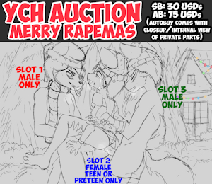 YCH AUCTION MERRY RAPEMAS
