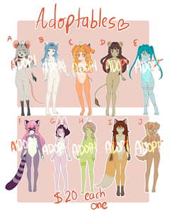 NOV. ADOPTABLES (OPEN)