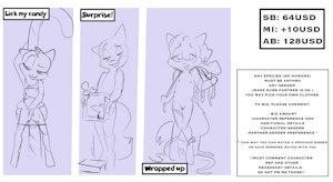 *XXXMAS YCHS*_ Lick my candy / Surprise! / Wrapped up