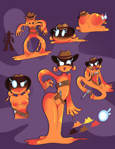 Cowboy slimegirl Adoptable