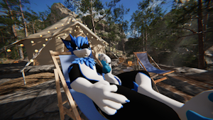 A moment of solitude in the bosom of nature.