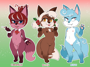 Xmas Foxes Adopts! - Open