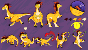 Ember raptor adoptable!