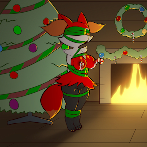 Commission: A Braixen present