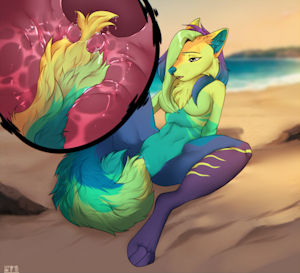 Playing with the tail