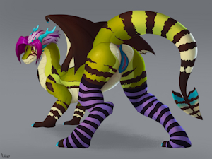 Haley in actual Dragon form