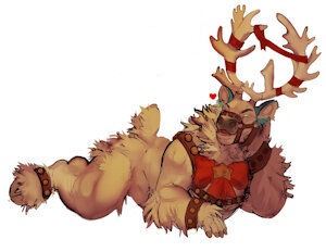 “Reindeer game - I am your gift” by carvarior