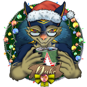 Charity Art: Christmas Icon for Duke