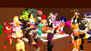 Christmas at tails house