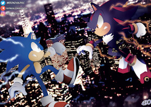 Sonic VS Shadow